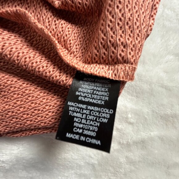 Kerrits Womens Collected Clinic Short Sleeve Polo Shirt Top XL Sunset/Rosewood - Picture 4 of 7